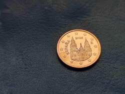 SPANYOLORSZÁG 5 EURO CENT 2025 VI.FÜLÖP KIRÁLY PÉNZE! UNC!