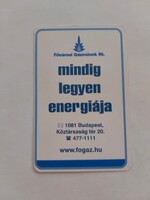 Fővárosi Gázművek Rt. 2003. évi kártyanaptár