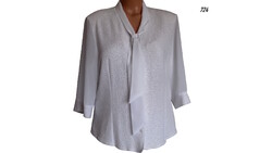 Elegáns rugalmas ekrü-fehér blúz L/XL-es 724