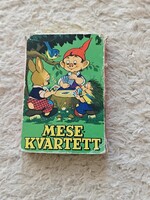 Mese kvartett retró kártya