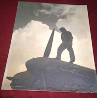 Black and Whitel Photograph of World War 2 soldier 30x42cm without frame