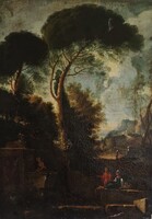 Barokk tájkép ,18.század