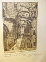 JEAN-LOUIS FORAIN ( 1852 - 1931 ) : NOTRE-DAME KÁPOLNÁJA  RÉZKARC