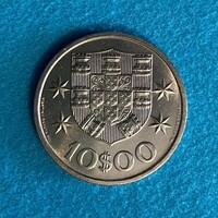 Portugália - Portugal - 10 escudos - 1971 coin - UNC