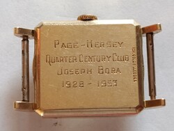 Eterna Vintage 10k Gold Filled férfi emlék óra