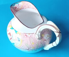 Sarreguemines ( francia ) 19. századi kerámia tejkiöntő teáskészletbe