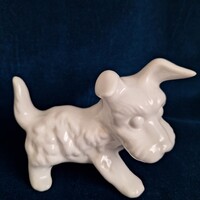 Atr deco Porcelán fehér kutya