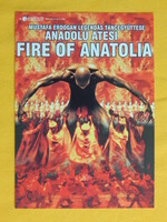 Reklám képeslap / Fire of Anatolia; Mustafa Erdogan táncegyüttese