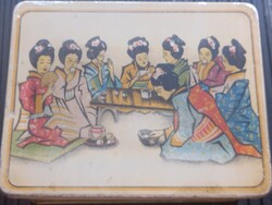 Fratelli Deisigner Bp. Ferencziek terei Kávé-Tea antik pléh / fém doboza