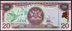 Trinidad és Tobago 20 dollár UNC 2017