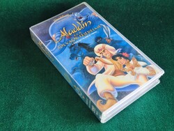 Eredeti bontatlan Walt Disney Aladdin VHS rajzfilm kazetta (1990-00').