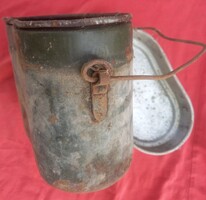 II.Vh Német katonai Wehrmacht SS ételes,  csajka