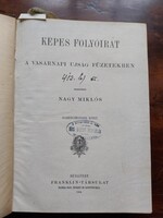 Képes Folyóirat - A Vasárnapi Ujság füzetekben,1904 Nagy Miklós, kemény kötés 36. kötet LEÁRAZVA