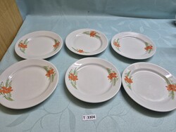 T3304 Alföldi pipacsos kistányér 17cm 6db