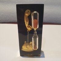 Retro ikonikus telefonkagylós homokóra nagyon szép állapotban szocreál space age