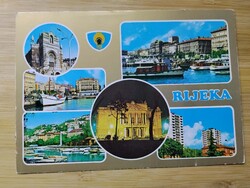 Horvátország, Rijeka, Fiume, kikötőváros, postatiszta