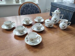 Herendi Rothschild mintás kávés készlet 6 sz.