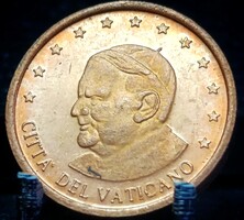 Vatikán 2005 próba euró 2 cent D06C1