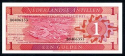 Holland Antillák 1970 1 Gulden UNC
