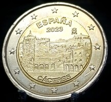 Spanyolország 2 euró, 2023 Spanyol UNESCO - Cáceres óvárosa A07A4