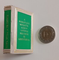 JANKA GYULA: A nemzetközi miniatűr könyv gyűjtés helyzete és lehetőségei (1970)