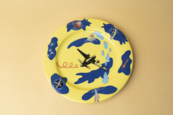 Bopla Langenthal Svájci Porcelán Tányér / Retró / Régi / Swiss made