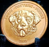 Svájc 2003 próba euró 1 cent D07B4