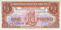 Egyesült Királyság 1 Angol Font 1956 UNC
