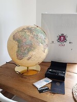 40cm Luxus Colombus Erdglobus Royal Swarovski & Topáz földgömb