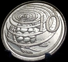 Kajmán-szigetek 10 cent, 1992 D04I4