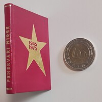 SAJTÓTÖRTÉNETI RITKASÁG! Fehérvári Hírek minikönyv – 500 pld.