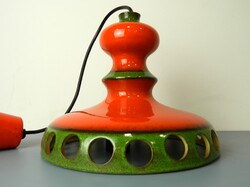 Retro kerámia mennyezeti lámpa