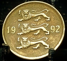 Észtország 10 sent, 1992 D08C1
