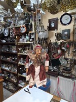 Régi indonéz marionett figura