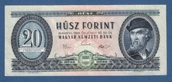 20 Forint 1969  Ötödik Kádár címeres huszas EF