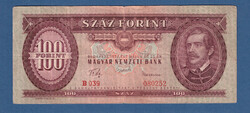 100 Forint 1957  Első Kádár címeres Százas RITKA