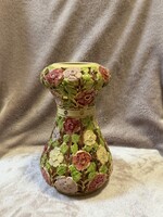 Fischer Emil 23cm magas áttört váza