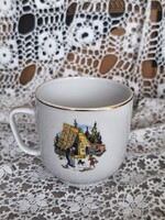 Retró, Hollóházi  Jancsi és Juliska és Csillagtallér  című mesejelenetes gyermekbögre 21.