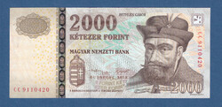 2000 Forint  2013 CC EF-aUNC