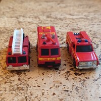 Tűzoltó autók: Matchbox 1982, 1980, Hot Wheels 1974