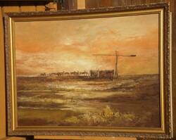 (N) Szanthoffer Imre (1930-2007) : Puszta