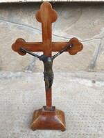Bronz Jézus szobor , kereszt , korpusz