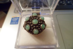 Ezüst gyűrű / jade