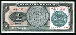 Mexikó 1969 / 1973 1 Peso UNC