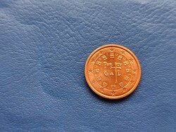 PORTUGÁLIA 2 EURO CENT 2002 UNC! RITKA!