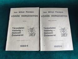 Ion Mihai Pacepa Vörös horizontok BME belső használatra szamizdat 2 kötet (1980-90').