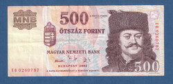 500 Forint 2002 EB RITKA