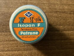 Agfa Isopan F film kazetta (fém doboz)