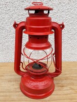 Régi Feuerhand 275 Baby  tipusú viharlámpa, petróleumlámpa