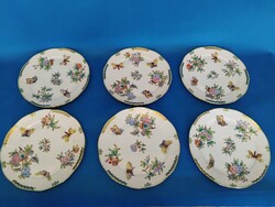 Herendi Víktória 6db lapos tányér garnitúra